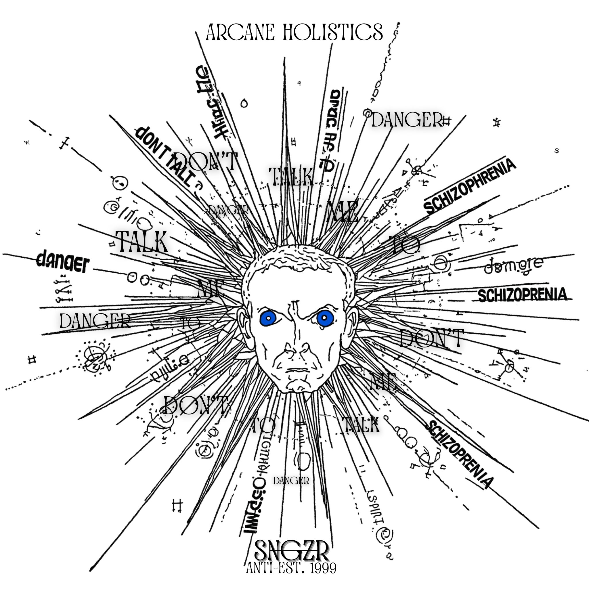 SNGZR Schizo Cotton Tee